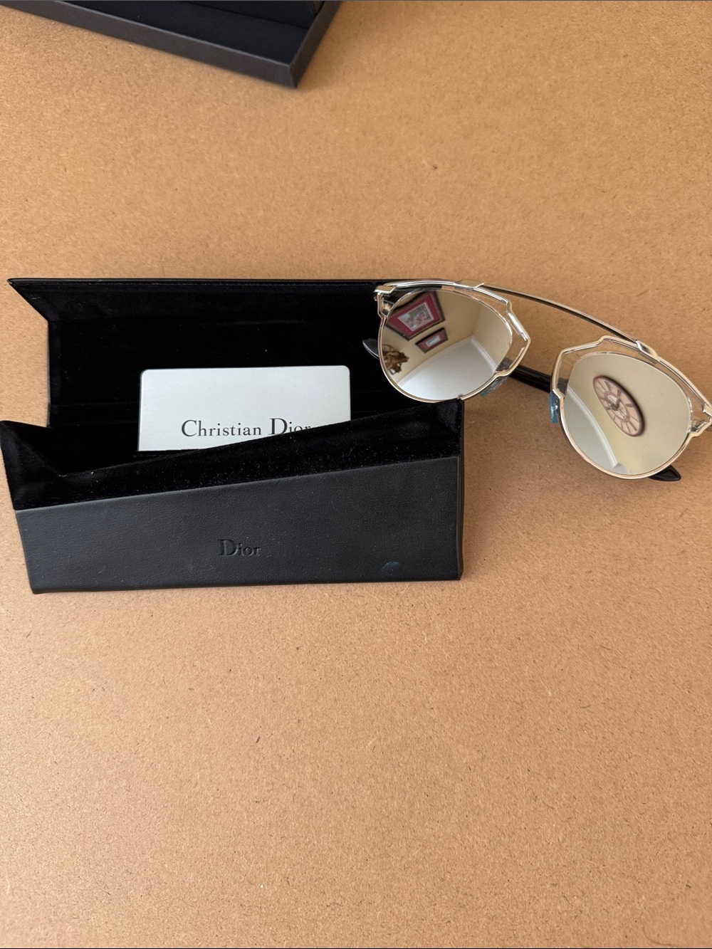 Dior So Real Silver Frame Mirrored Sunglasses with Silver-Tinted Lenses